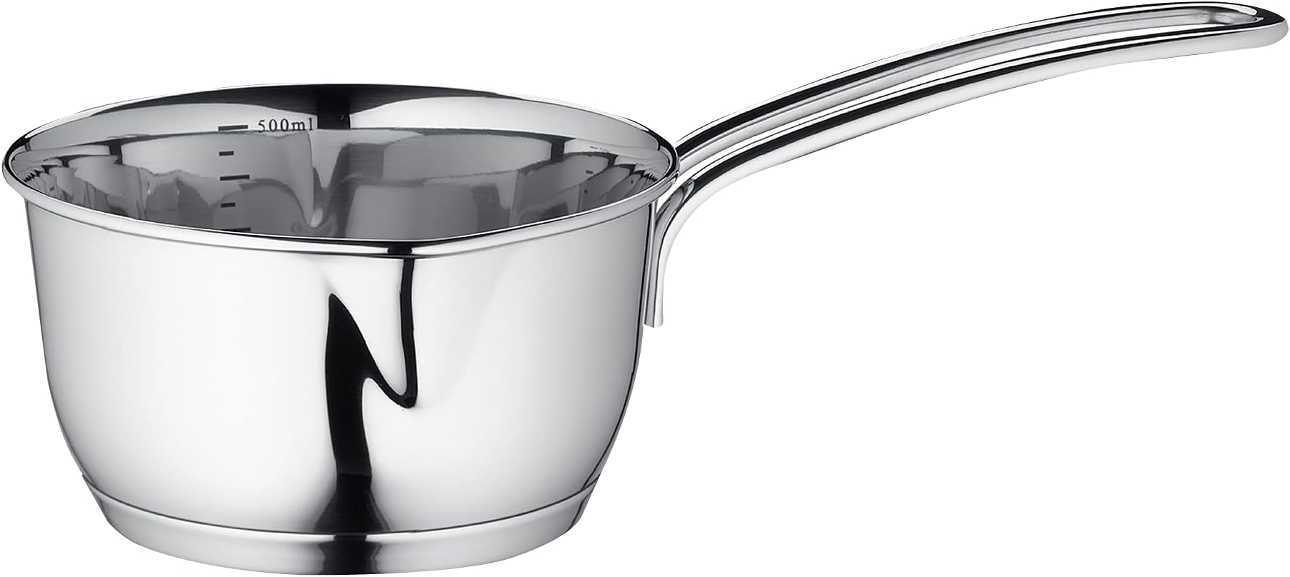Küchenprofi saucepan 10cm, 250ml | stainless steel | Butter pan induction | milk jug with spout | with practical measuring scale | saucepan | suitable for all types of stoves