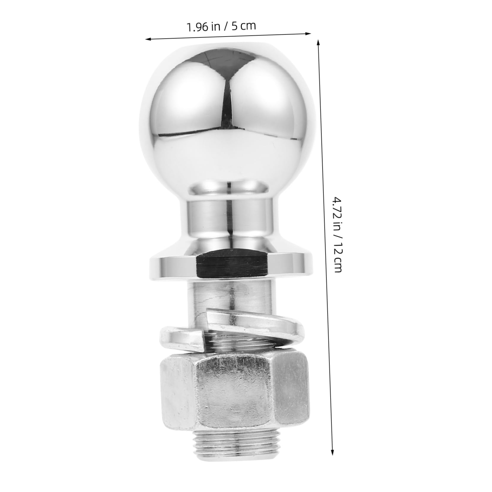 ULTECHNOVO Boule Attelage pour Remorque Boule de Remorquage de Rechange Attelage pour Caravane ou Camping-