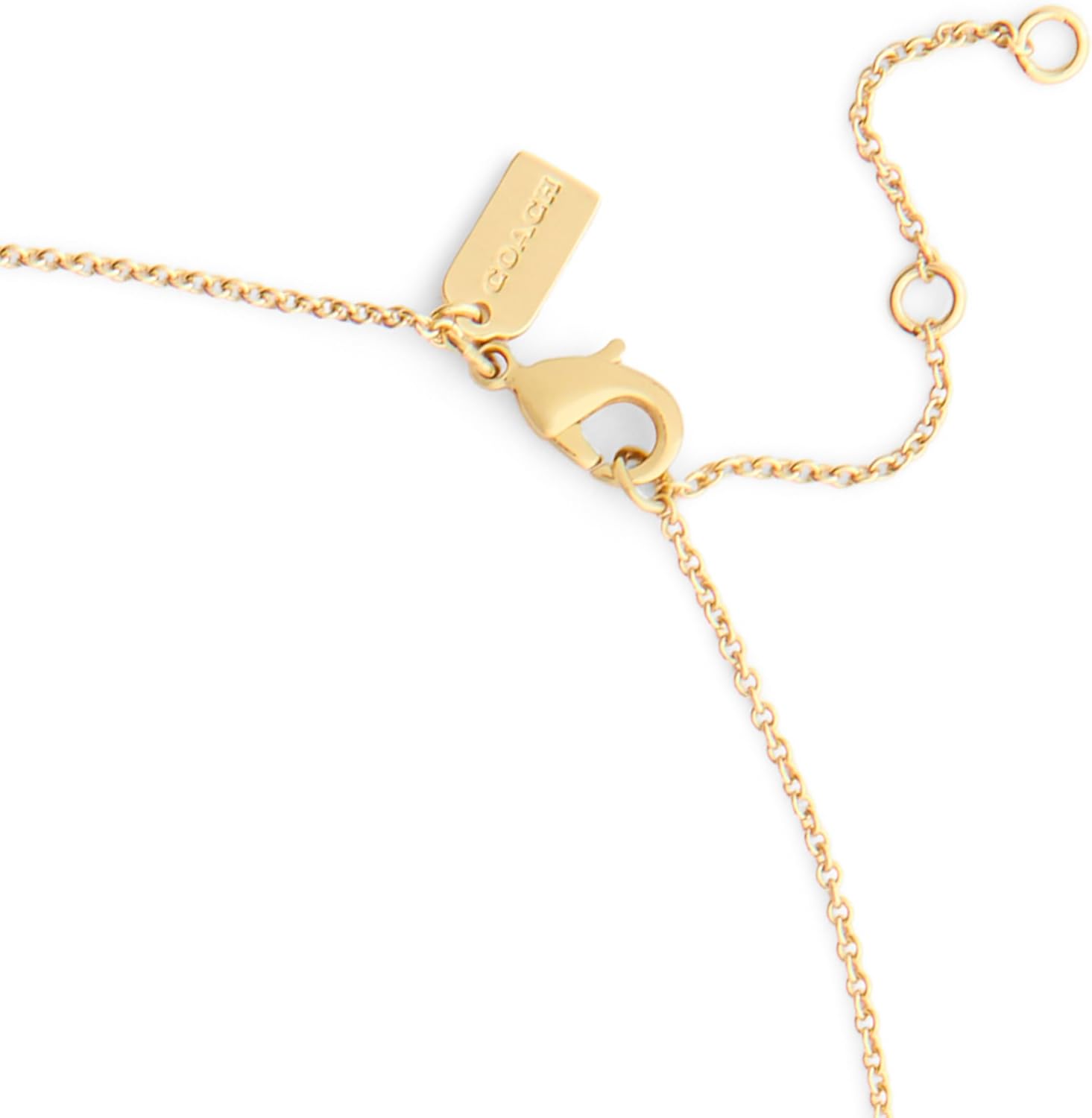 COACH Jewelry Women's Pavé Icons Cherry Pendant Necklace - Image 4