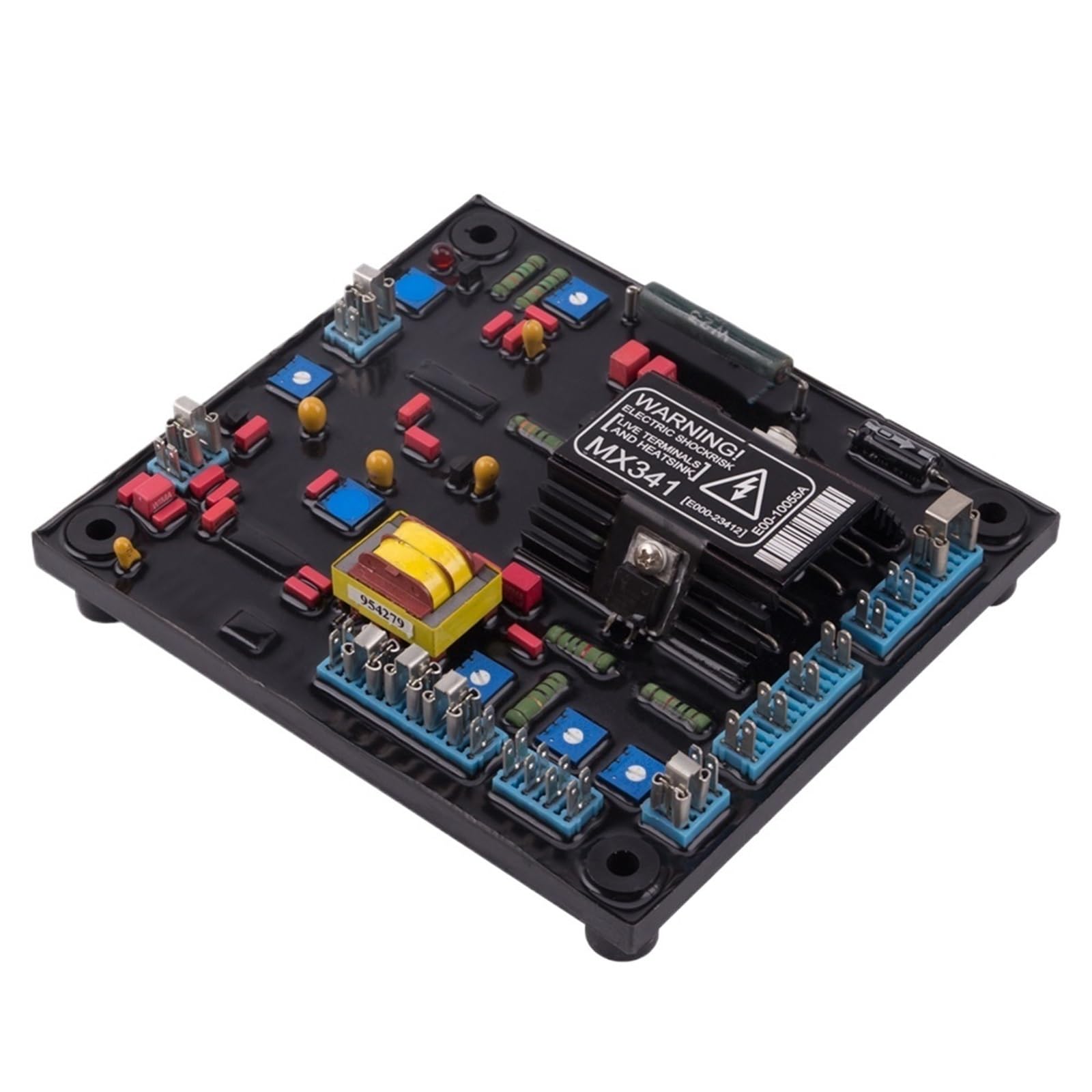 Regulador de voltaje automático MX341 Regulador de voltaje automático 100kva 150kva Estabilizador de potencia eléctrica Ajustador for generador de imán de goma blanda roja(MX341A)