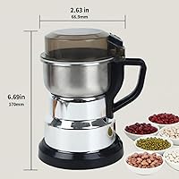 Vista 5 de Molinillo de café eléctrico grande de grano de expreso, molinillos de café manuales para uso doméstico, molinillo de café eléctrico, molinillo