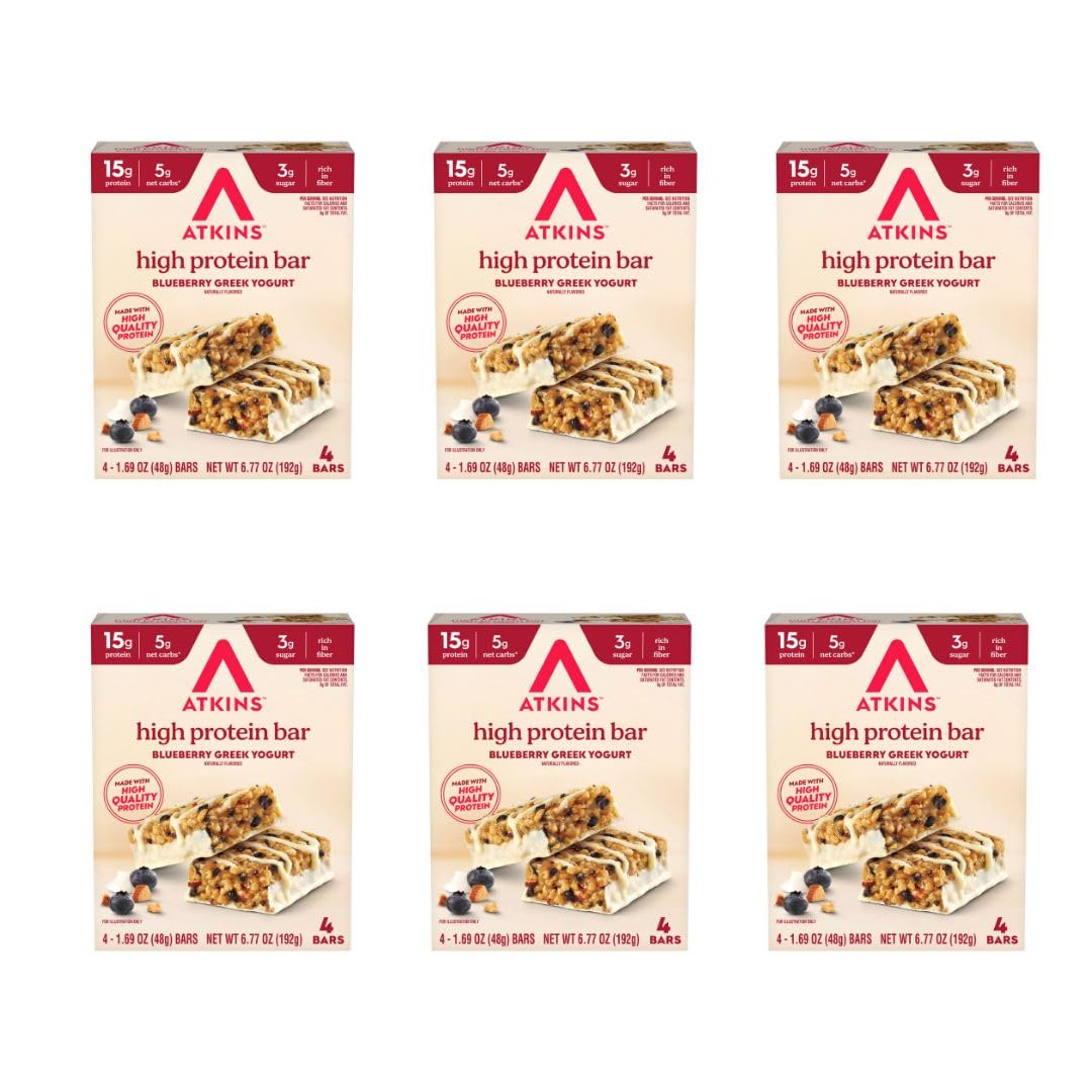 Atkins Chocolate Peanut Butter High Protein Bar, 16g Protein, 12 Count — Amazon image 16