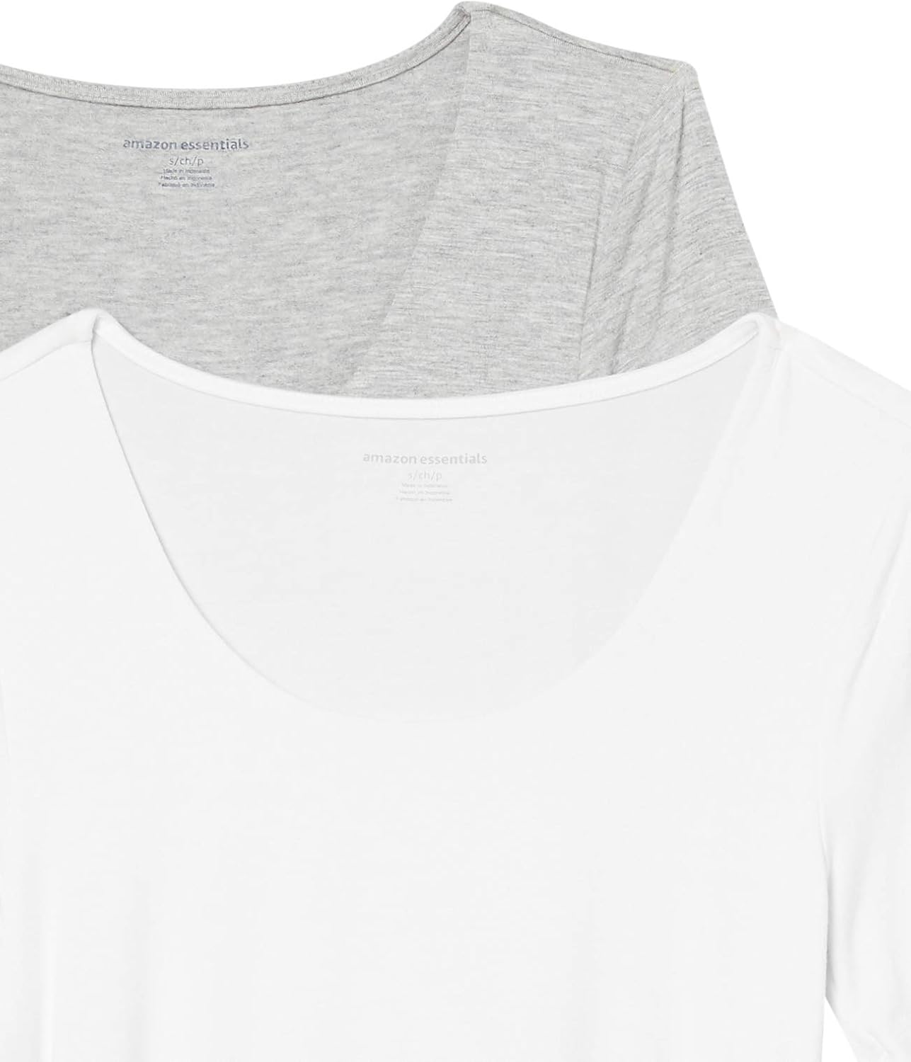 Amazon Essentials Women's Maternity Short-Sleeve Rouched Scoopneck T-Shirt, Pack of 2 - Image 6