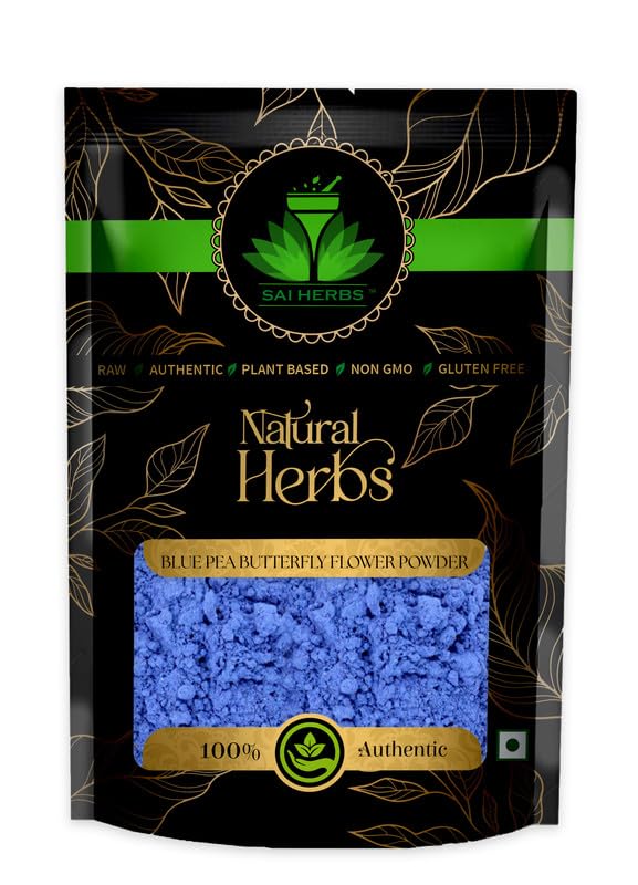 SAI HERBS Blue Pea Butterfly Flowers Powder - Butterfly Pea Flower Powder - Caffeine Free - Herbal Tea Powder - Pure & Natural (1 KG) (B0B19TZ523) Amazon Price History, Amazon Price Tracker