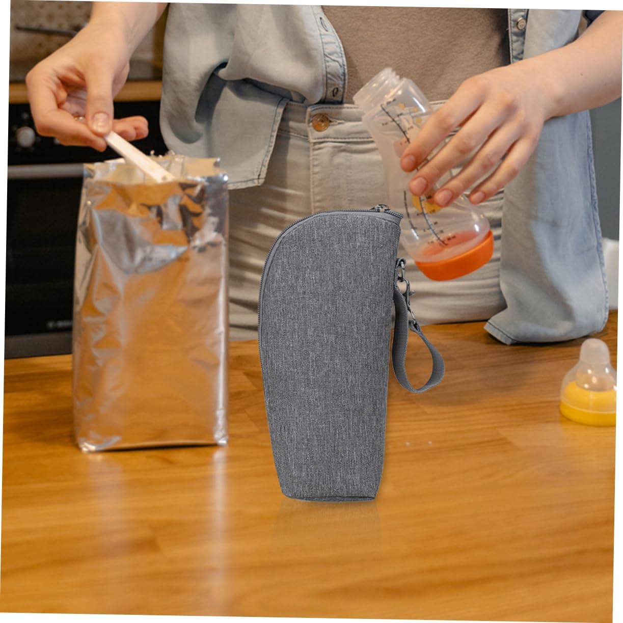 KESYOO 3pcs Insulated Bottle Storage Bags Portable Milk Bottle Organizer for Breastmilk Food Jars Compatible for Travel Daycare