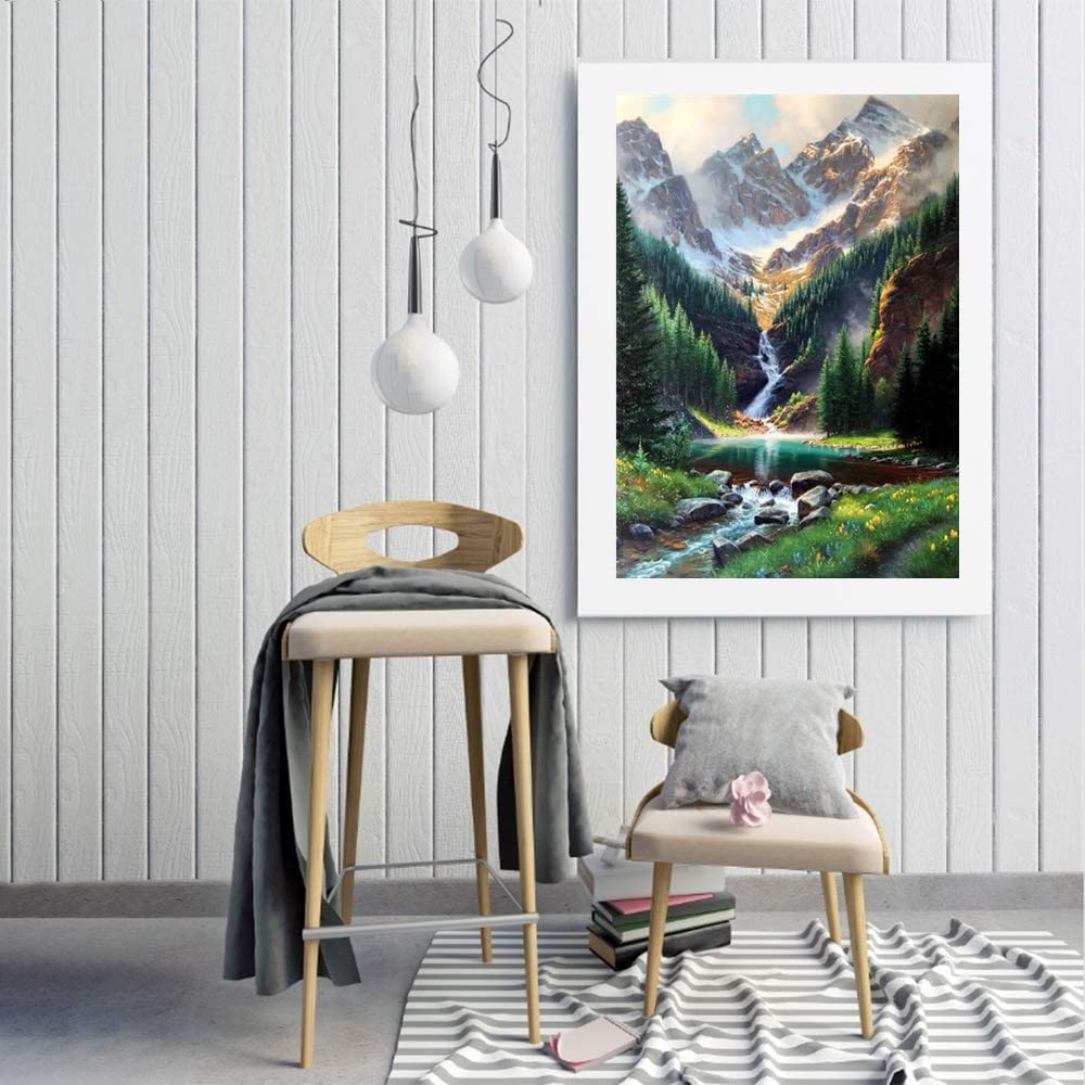 Maysurban Peinture par Numéros Adultes, Kit de Peinture à l'huile DIY pour Débutants et Eenfants, Peintures Acryliques et 4 Pinceaux,sans Cadre 40x50cm,Fleurs de Cerisier au Bord de la Rivière Maysurban Peinture par Numéros Adultes, Kit de Peinture à l'huile DIY pour Débutants et Eenfants, Peintures Acryliques et 4 Pinceaux,sans Cadre 40x50cm,Fleurs de Cerisier au Bord de la Rivière