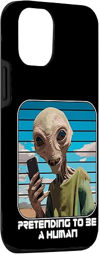 Miniatura 3 de iPhone 14 Pro Alien Pretending To Be A Human Halloween Women, Men, Kids Case