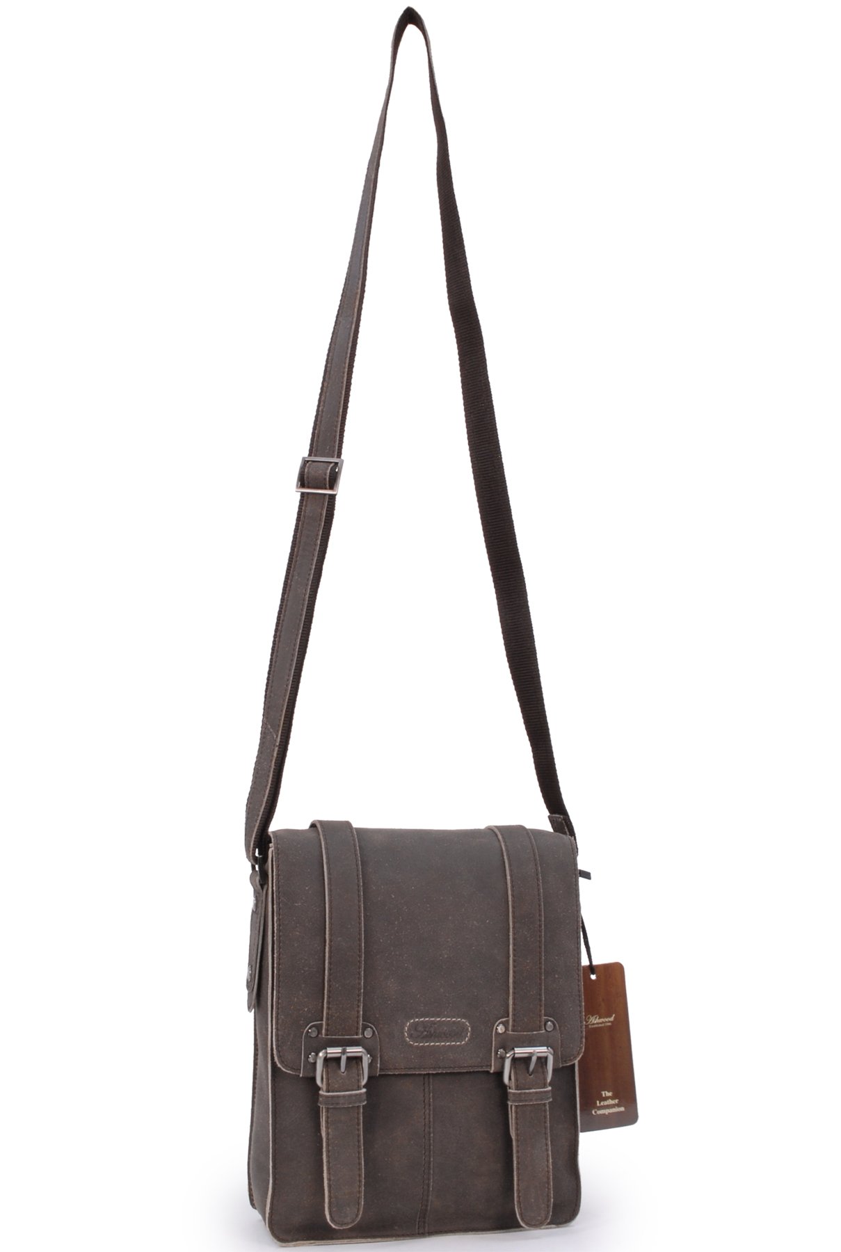 Ashwood - Messenger Bag in Pelle A5 - Borsa a Spalla da Lavoro Uomo - Borsa a Tracolla Media - 8355