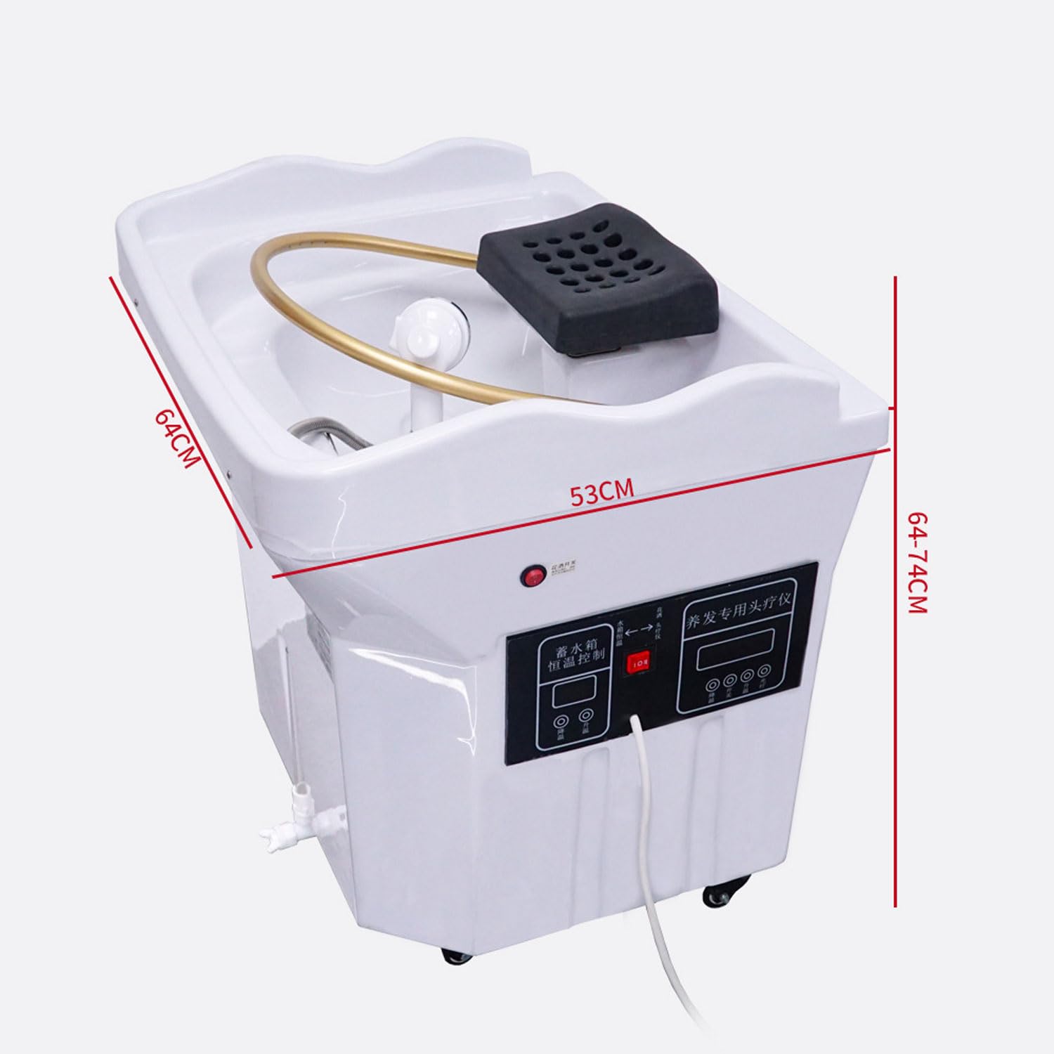 Amazon.co.jp: モバイルヘッドスパ洗面器 業務用日本製水循環洗髪器