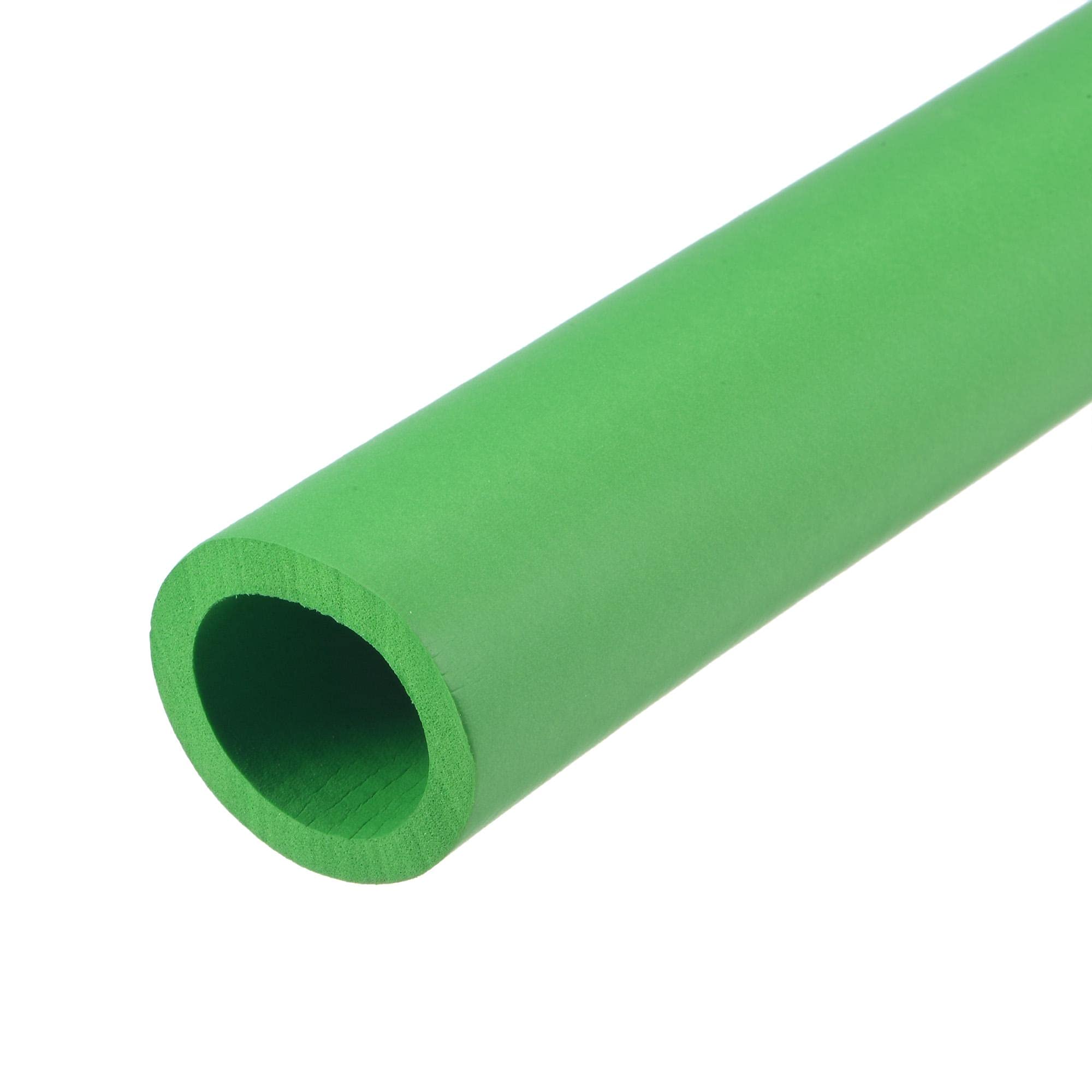 uxcell Foam Tubing for Handle Grip Support, 25mm ID 35mm OD 1m Length Green