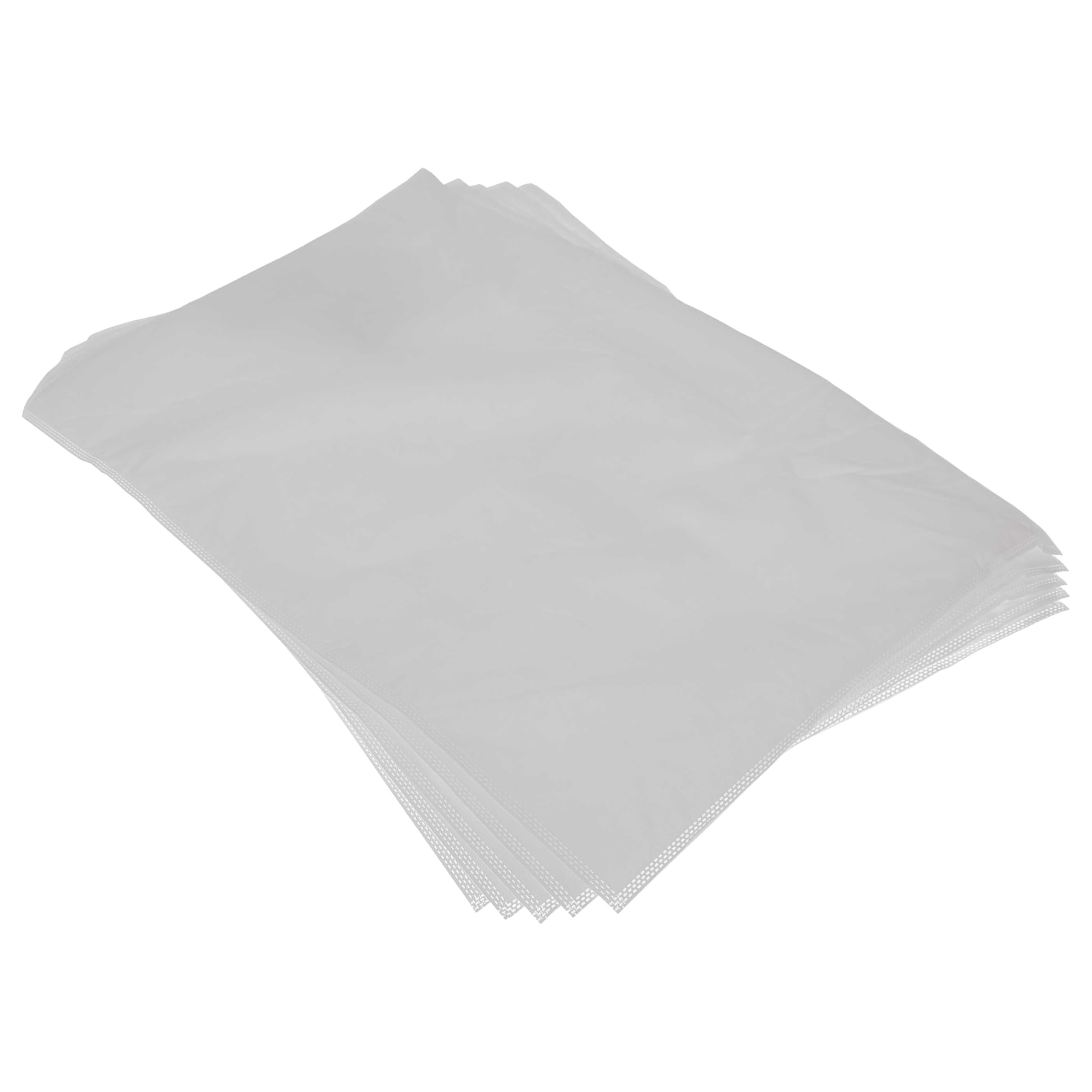 vhbw 50x bolsa compatible con Mirka 1230 PC, 1242 M, 1242 M AFC, 1230 M AFC, DE 1025, 1230 L AFC aspiradora - 52,5 cm x 39 cm blanco