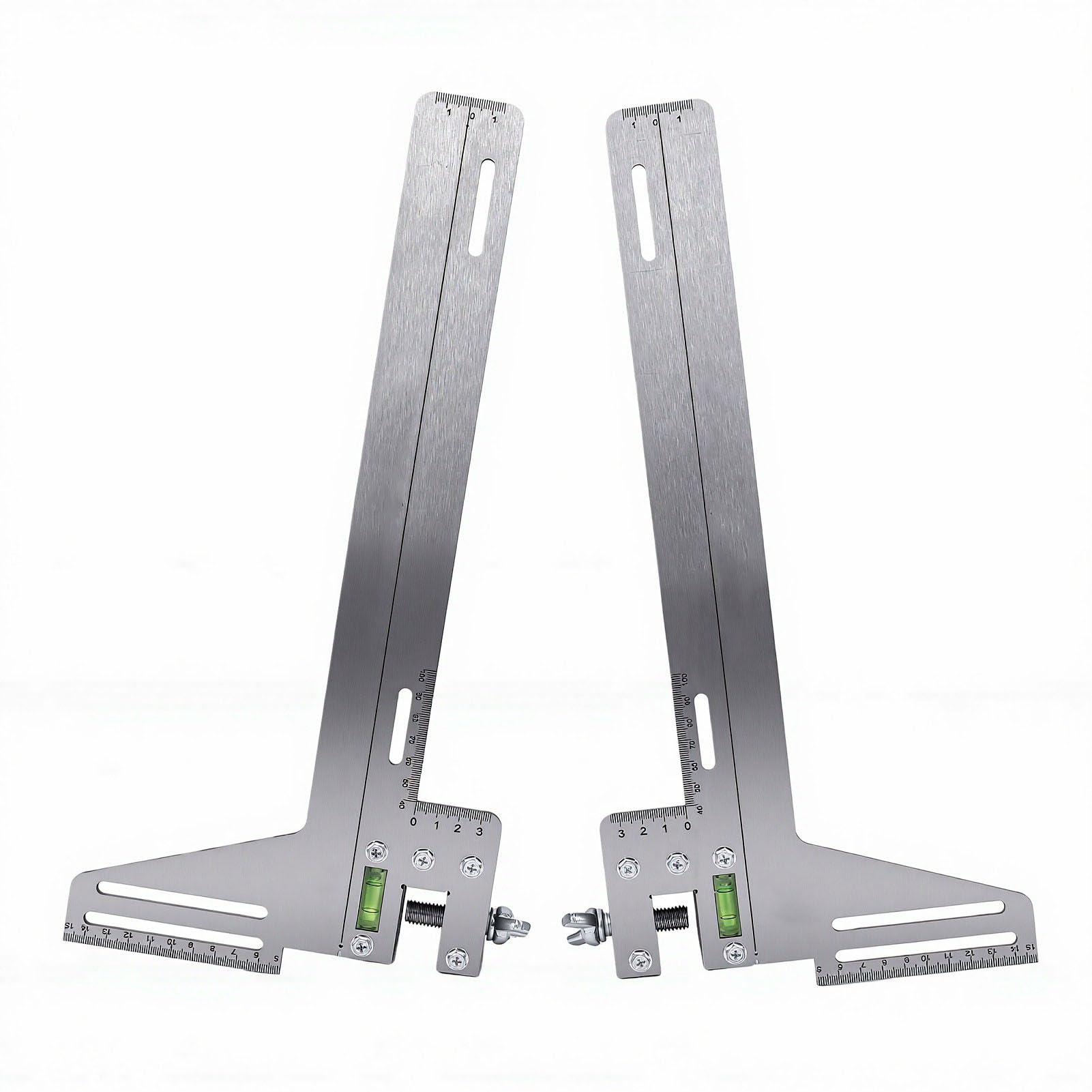 Righello per Posizionamento Elevatore, Calibro Guida 400 mm in Acciaio Inossidabile, Strumento di Misurazione Preciso per Manutenzione Ascensori e Dimostrazioni Scolastiche