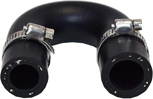 Miniatura 6 de A-Team Performance LS - Manguera de derivación de núcleo de calentador - Silicona negra, abrazaderas de manguera de 58 pulgadas y 34 pulgadas -