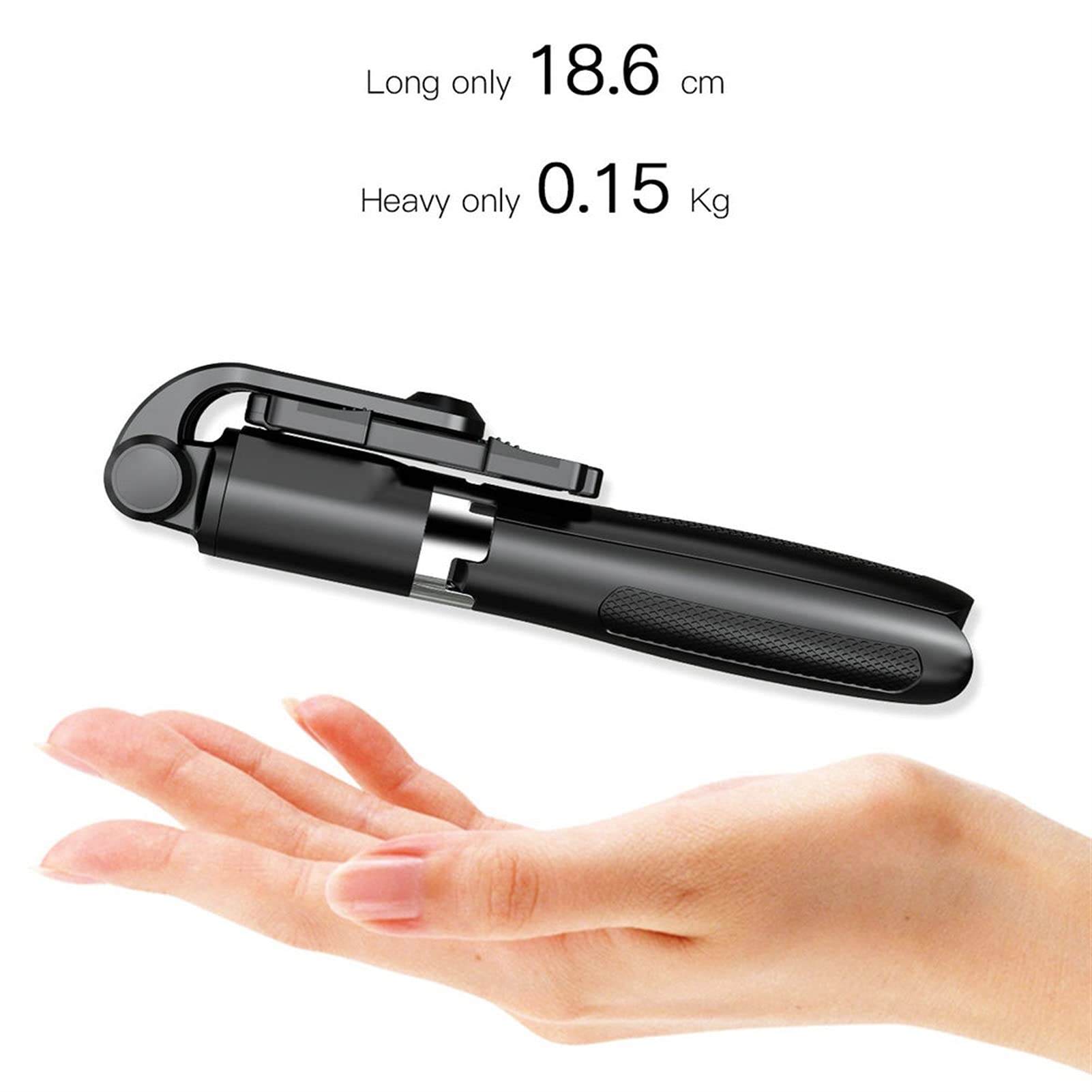 SCRUBY 3 in 1 Wireless Bluetooth Selfie Stick Allungabile Monopiede Pieghevole Treppiede Con Supporto Del Telefono Remoto