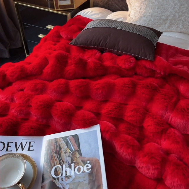 Amazon.com: LGYKUMEG 12lb Heavy Korean Mink Blanket - 78x90in