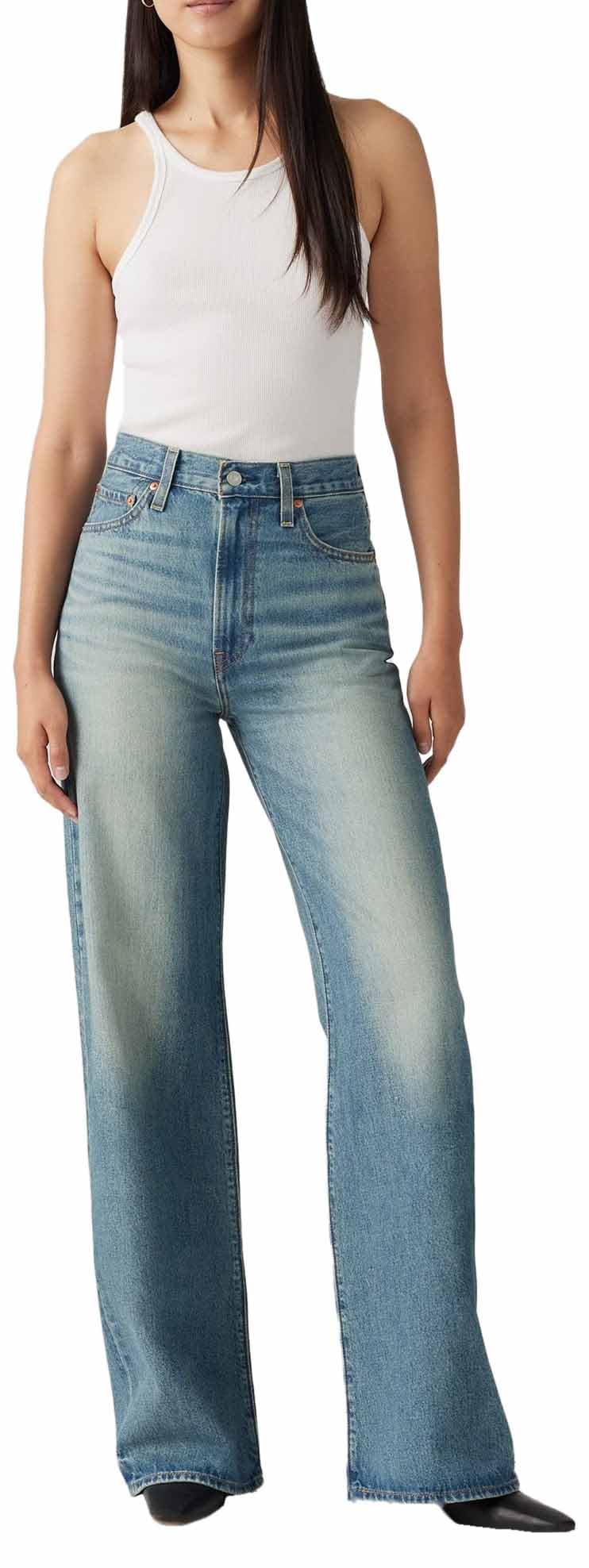 Levi's Ribcage Wide Leg H223 Tint Story, Tint Story, 26W x 32L