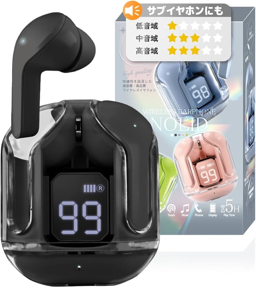 Amazon.co.jp: Bluetooth5.4 イヤホン ワイヤレスイヤホン