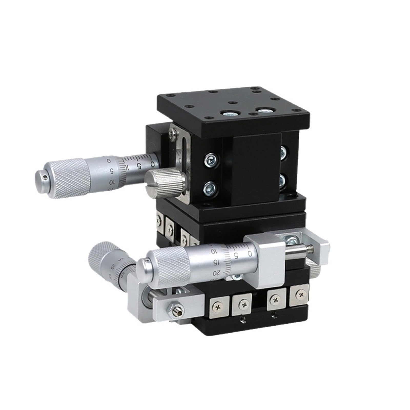 WNVXJGNSO XYZ Axis 40x40mm LGD40-L Fine Tuning Trimming Station Manual Displacement Platform Linear Stage Sliding Table Steel Ball Type