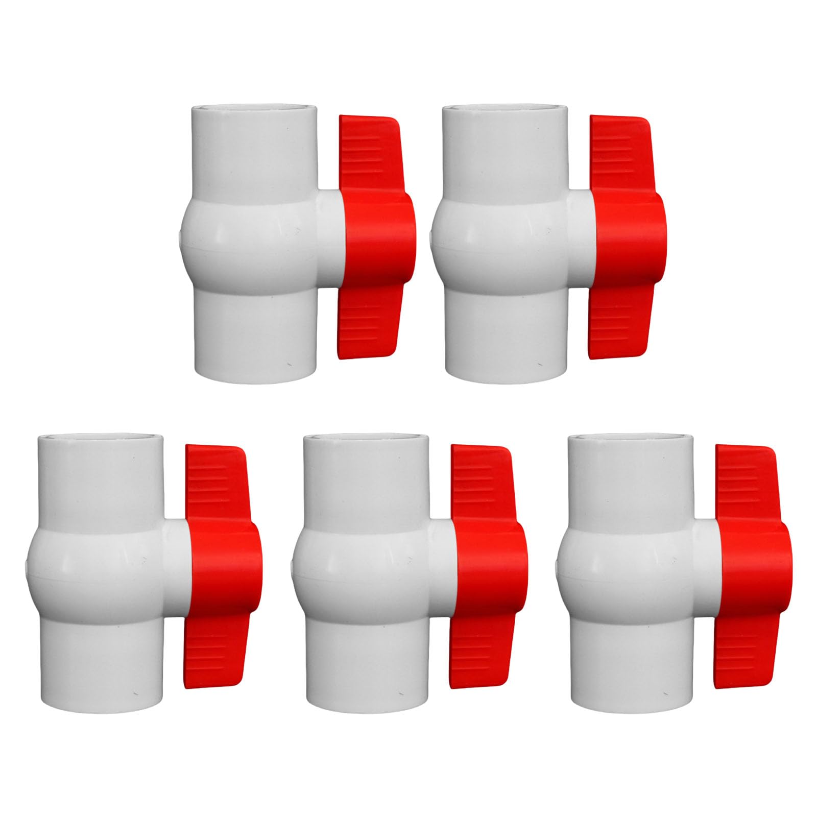 Kalttoy 25Mm 5Pieces Sturdy Pvc Round Valves 2Inch Quick Tightening Joint Accessory For High Water Management Solution Water Shut Off Valves
