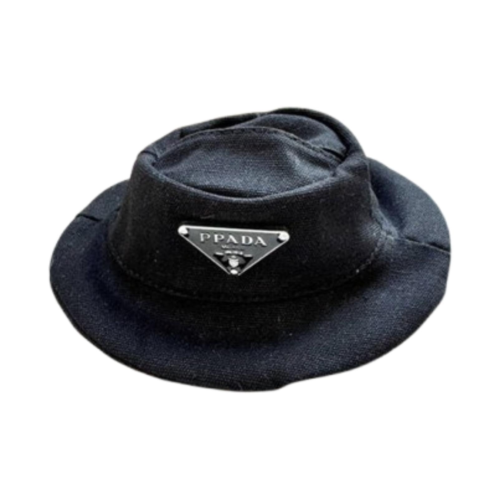NIVAA Plush Doll Hat Plush Doll Bucket Hat DIY Toy Cute Doll Hat for 6.69inch Doll black-image-8