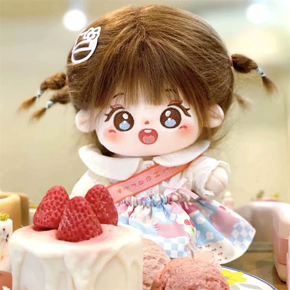 Niannyyhouse Corpo Bambola In Peluche 20cm Con Scheletro: Morbido E Pieghevole Per Personalizzare La Tua Bambola (Senza Vestiti, A-42)