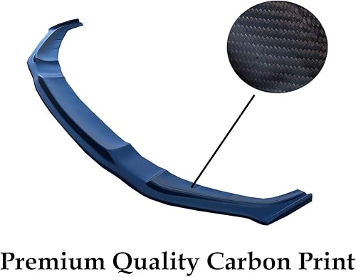 Miniatura 3 de Alerón de parachoques delantero de alto rendimiento (impresión de carbono) compatible con BMW G30 G31 serie 5 17-19