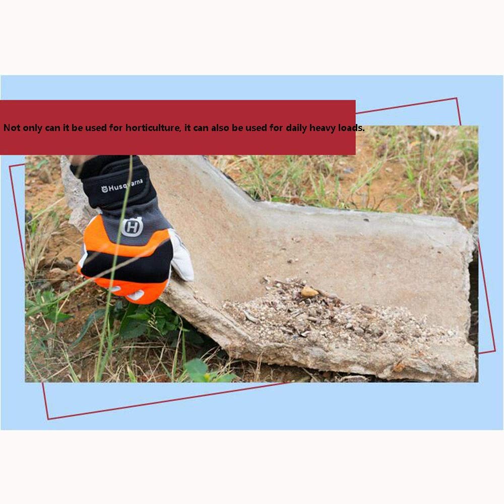 Gartenhandschuhe for Damen und Herren, gummibeschichtete Handschuhe, Hochleistungsschutz, Sicherheitshandschuhe, rutschfest, Outdoor, verschleißfest, Ziegenleder, Vollfunktionshandschuhe, Schutz