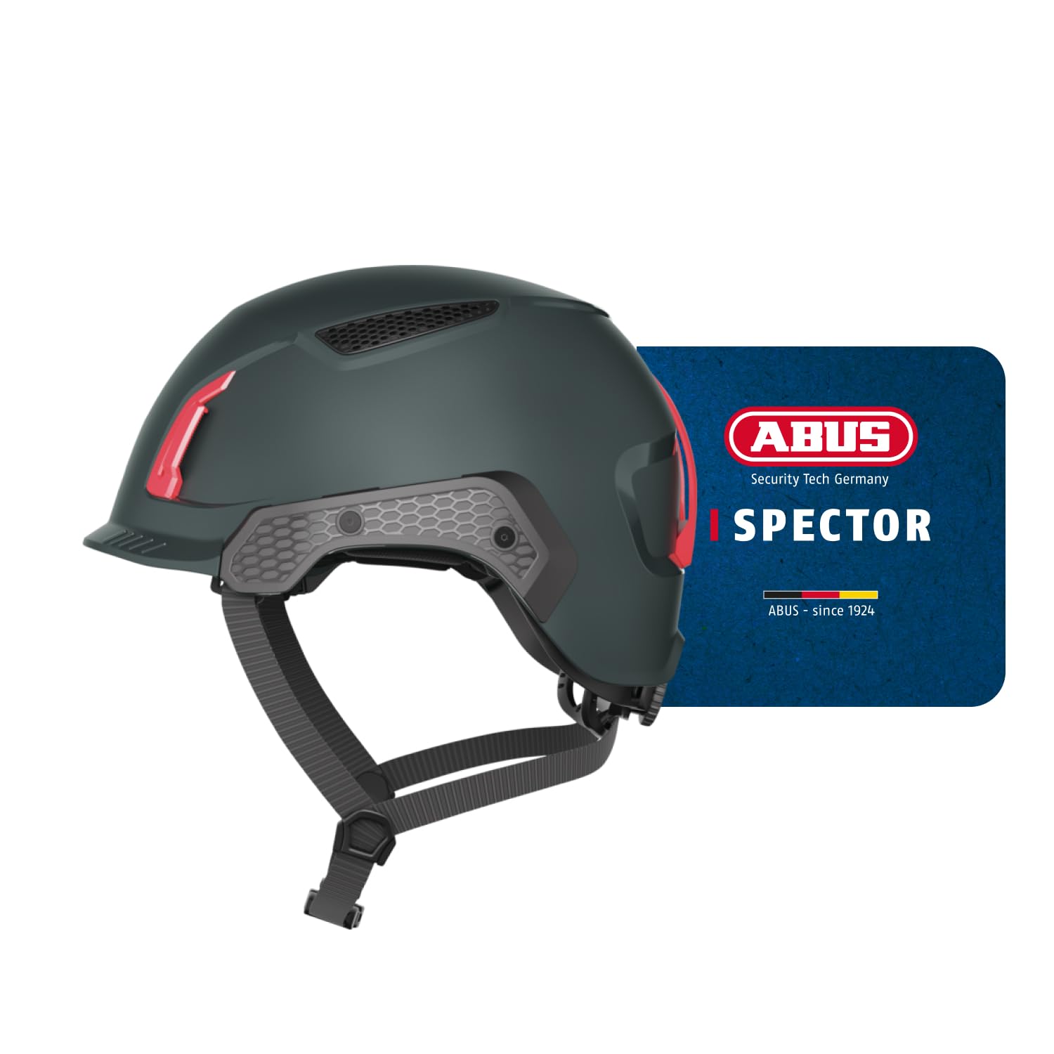 ABUS Industriekletterhelm | Industriekletterhelm Spector, belüfteter Bauhelm und Bergsteigerhelm nach EN 397 und EN 12492