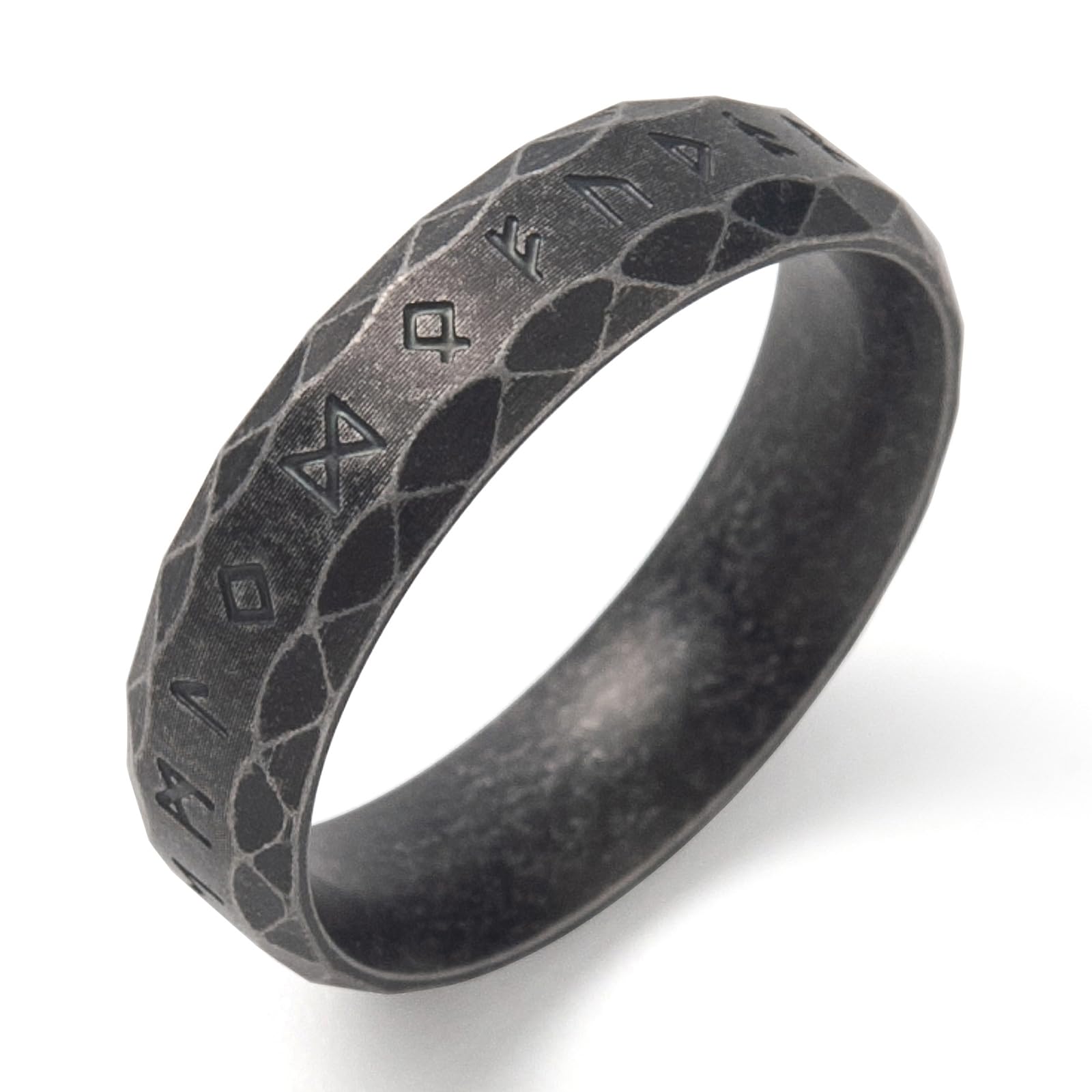 Viking Rings for Men Norse Viking Raven Runes Vegvisir Compass Amulet Ring Jewelry for Men Women Boys Size 7-13