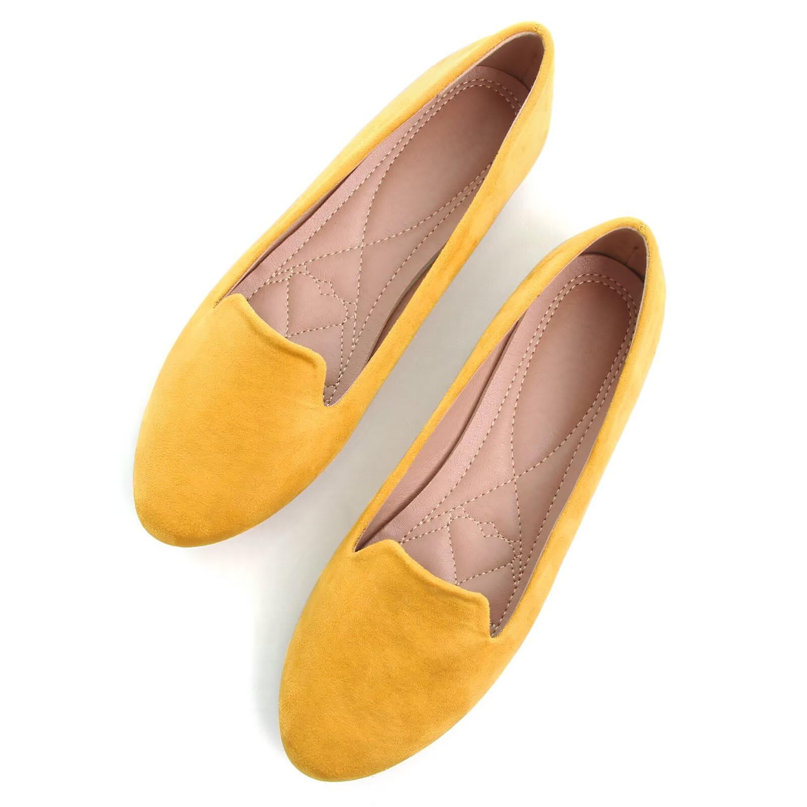 SAILING LU Women Round Toe Flats Comfortable Fashion Ballet Flat Shoes for Women Dressy Slip-ons Loafers
