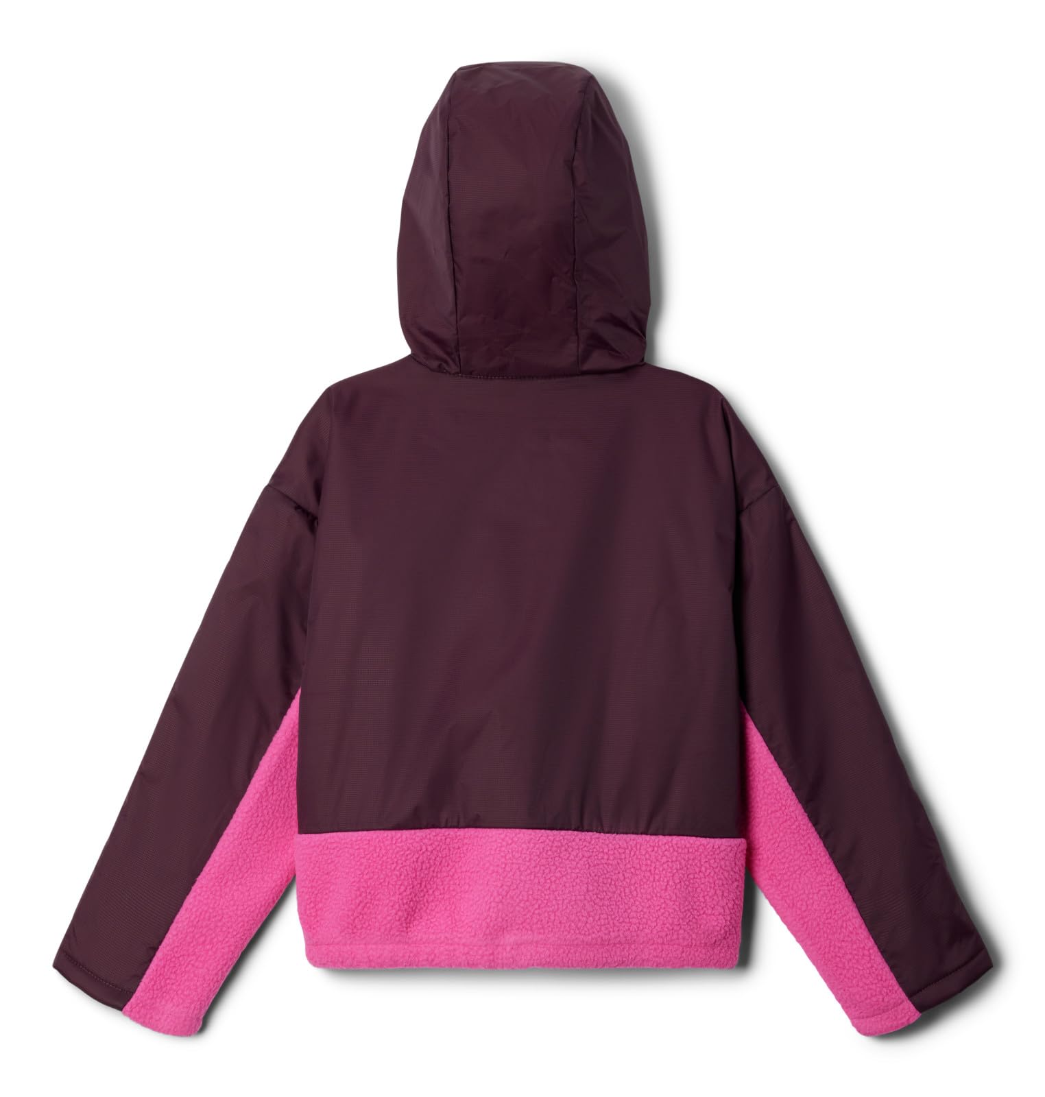 Columbia Girl'S Benton Springs Novelty Hooded Fleece Full Zip Sherpa Fleece (Pack of 1)