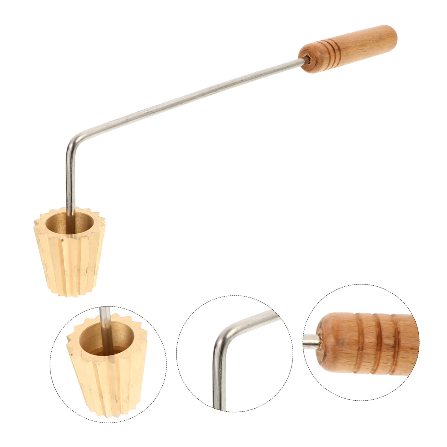 UKCOCO Mini Moule à Pâtisserie Malaisien en Cuivre Beige, Facile à Démouler Nettoyer, Cuisine Salle de Cuisson