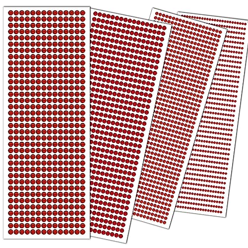 3090PCS ���C���X�g�[���X�e�b�J�[ - �A�N�A�u���[�t�F�C�X�W�F���p�[�� 4�T�C�Y (3/4/5/6mm) - ���ȔS���w�A�W�F���X�e�B�b�N �L���L���t�F�C�X�W���G�� ���C�N�A�b�v�A�A�C�A�l�C���A�{�f�B�ADIY�z�[���f�R���[�V�����p