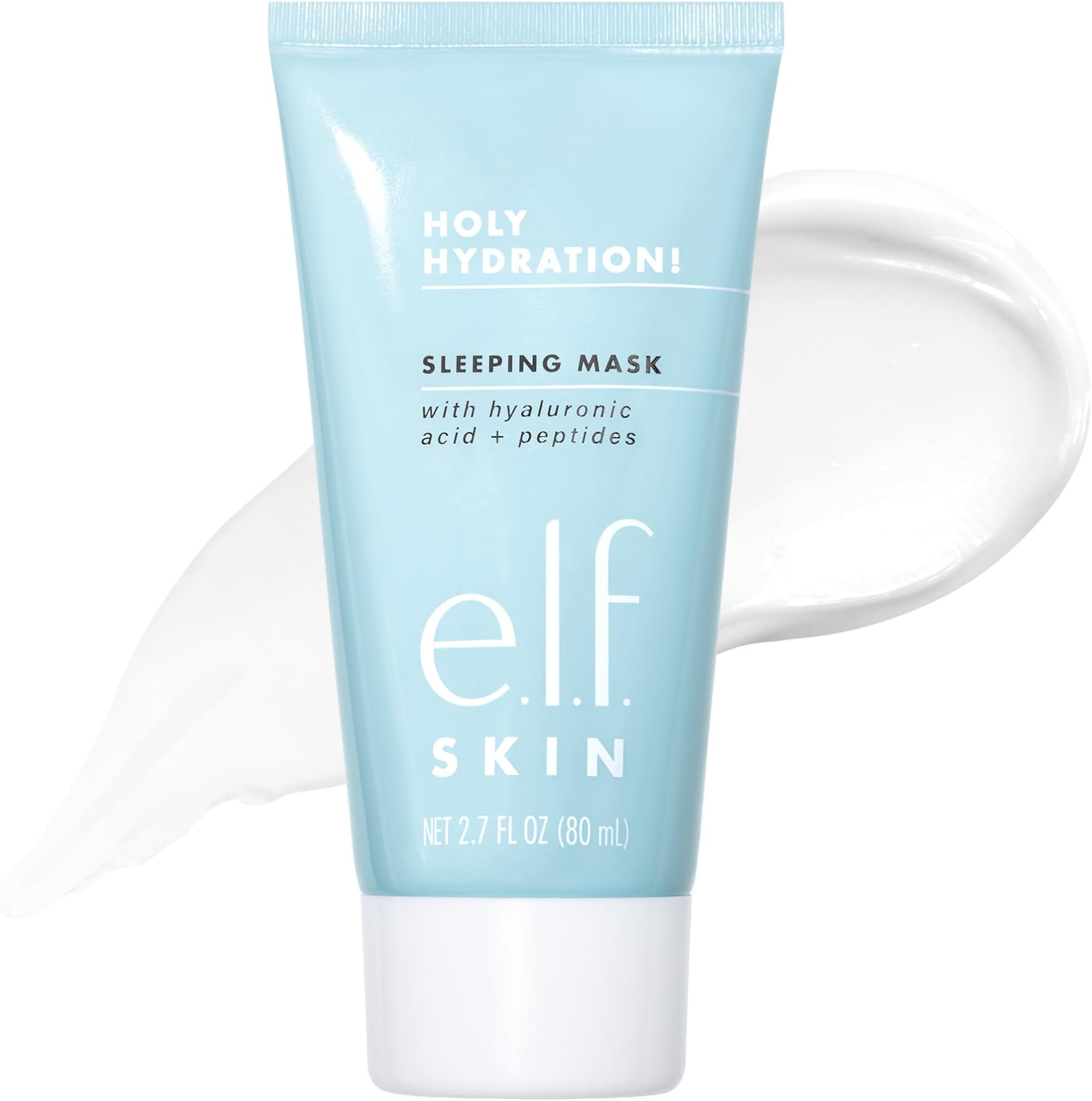 SKIN Holy Hydration! Sleeping Mask, Moisturizing & Plumping Dual-Use Sleep Or Rinse-Off Face Mask, Soothes Skin With A Creamy Formula
