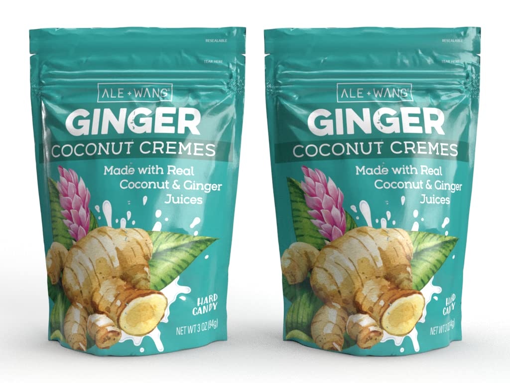 ALE + WANG Ginger Coconut Cremes Hard Candy Made with