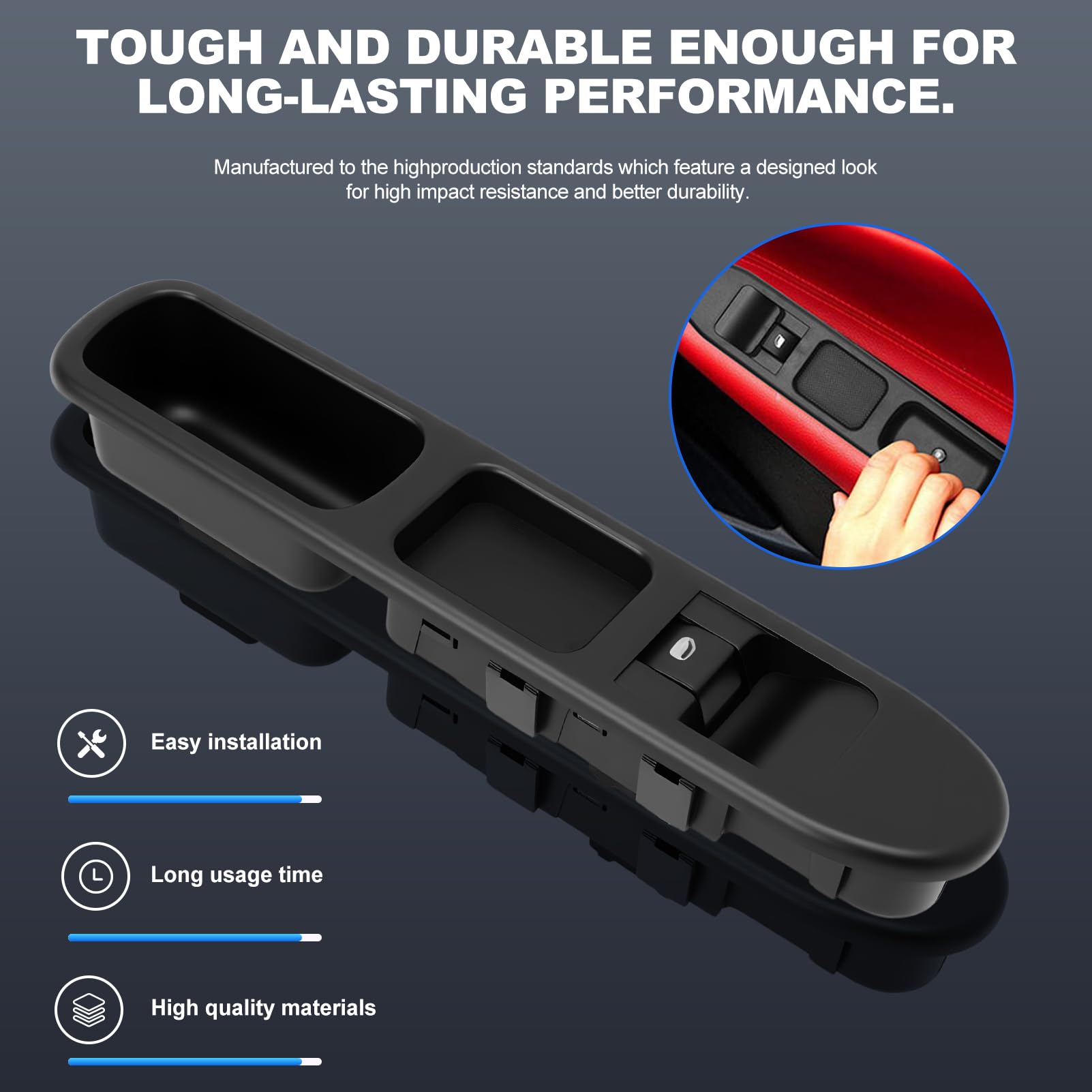 Coande Interrupteur Leve Vitre 6554.QA 6554QA 9654859677 Nouveau Pour