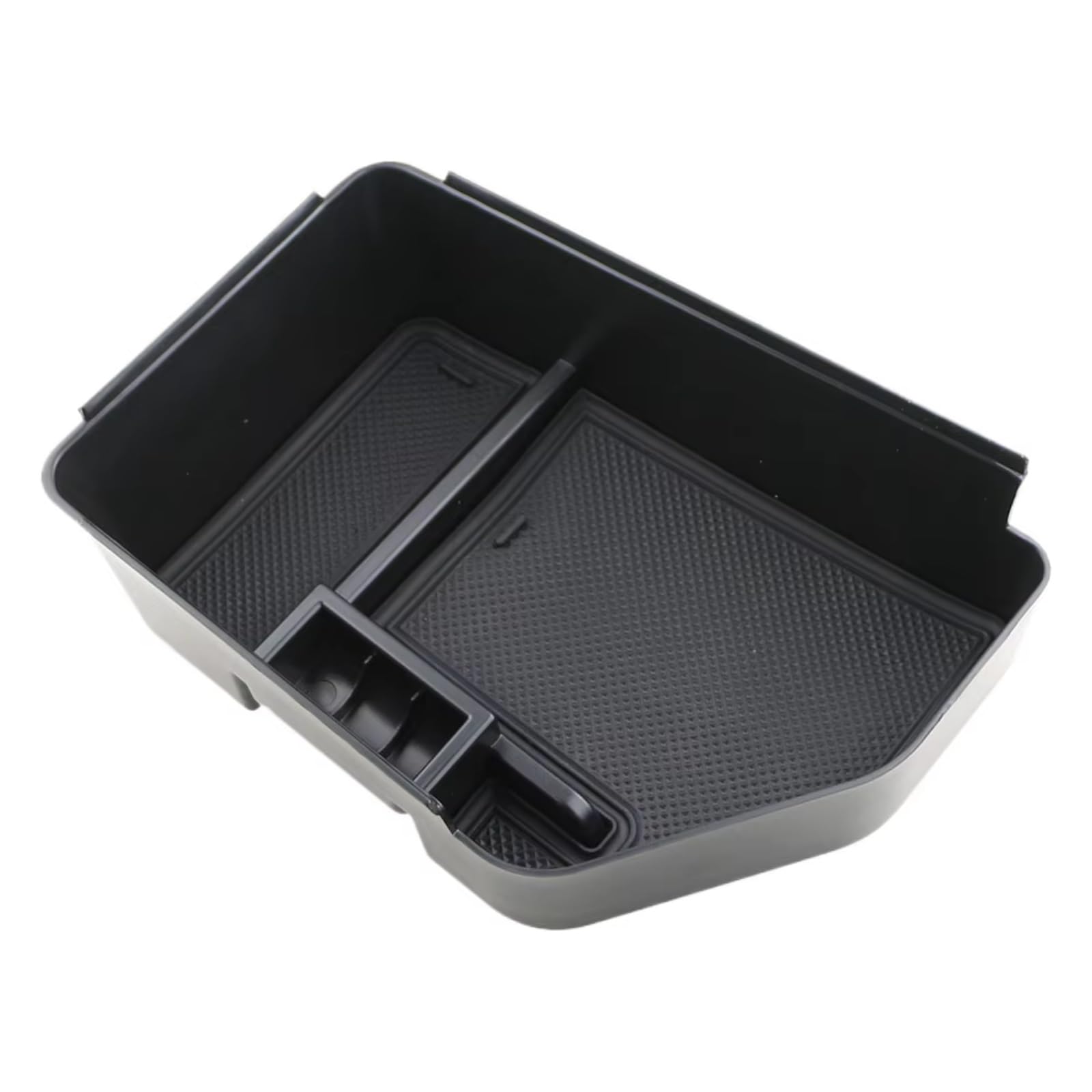 RRGTYUI Car Armrest Storage Box Compatible With Kia For EV6 2021-2025 1 Pcs LHD Center Console Organizer Tray Black Armrest Storage Box Insert Car Accessories