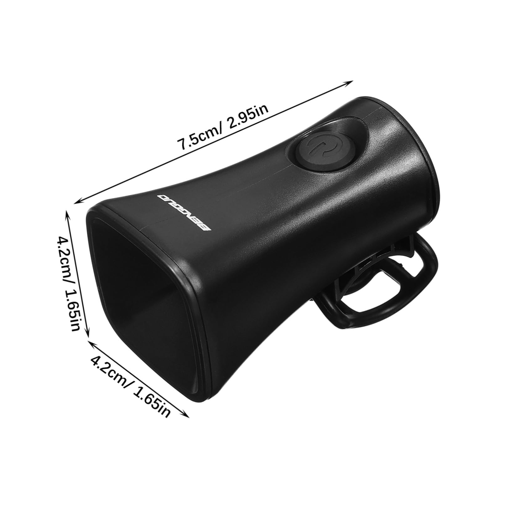 Mikikit 2pcs Electric Bike Horn Loud Sound Handlebar Horns for Enhanced Safety Compact Portable Design for Mountain and Road Cycling