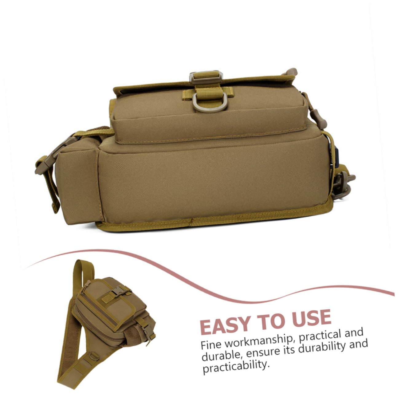 Borsa Tattica Portatile Resistente All Usura Borsa Tracolla Multifunzione Da Campeggio Adatta Per Riporre Oggetti Essenziali Per Outdoor Cerniera Liscia e Resistente Design Regolab