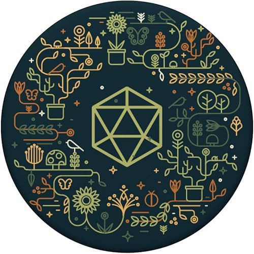 Miniatura 3 de Geeky D20 Dice Set Plantas y Succulents Nerdy - PopSockets Grip y Stand para Teléfonos y Tabletas