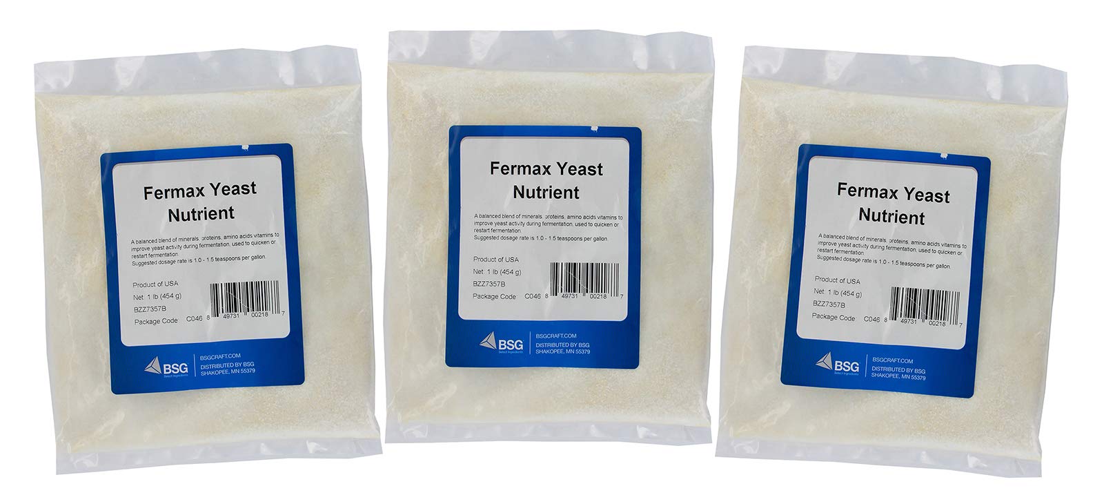 Fermax Yeast Nutrient, 1lb (Thrее Рack)