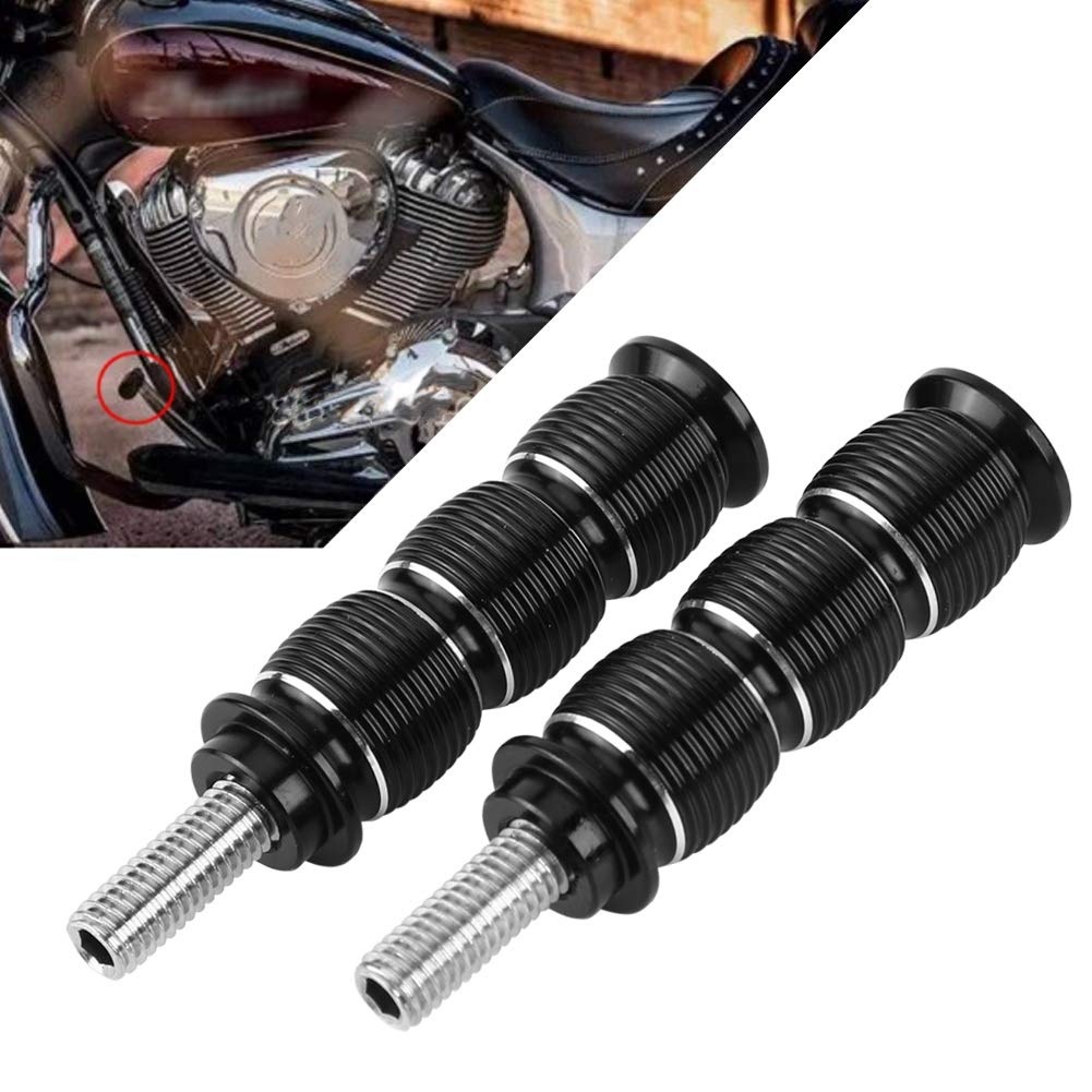 Keenso Moto Refit Argento/Nero (Opzionale) Pedale del cambio in acciaio inossidabile Pedale del freno Indian Chief Classic Victory Cross Country (Nero)