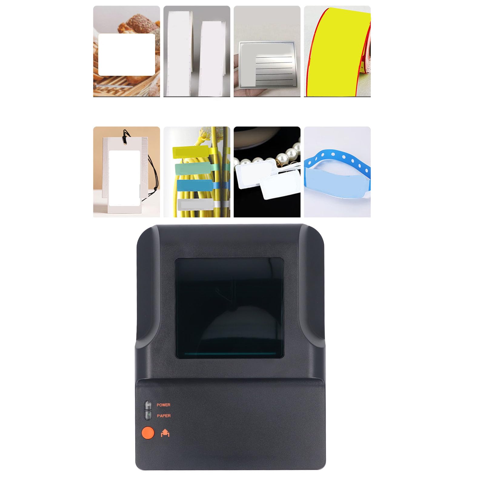 Marhynchus Stampante Desktop Multifunzionale a Trasferimento Termico Stampante Adesiva per Etichette di Spedizione a Doppia modalità Ad Alta Risoluzione per Varie Applicazioni di (Spina