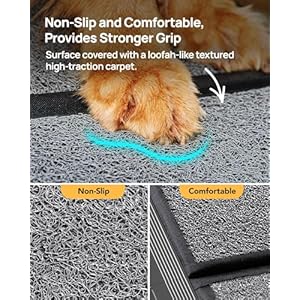 Dog Ramp for Car 63" Long & 17" Wide Portable Pet Ramp Dog Ramps for Large Dogs with Non-Slip Rug Surface Dog Car Ramp for SUV Car & Truck, Folding Dog Ramp Up to 250LBS Dog Ramp for Car 63 Long 17 Wide Portable Pet Ramp Dog Ramps for Large Dogs with Non Slip Rug Surface Dog Car Ramp for SUV Car Truck Folding Dog Ramp Up to 250LBS