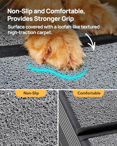 Dog-Ramp-for-Car-63-Long-17-Wide-Portable-Pet-Ramp-Dog-Ramps-for-Large-Dogs-with-Non-Slip-Rug-Surface-Dog-Car-Ramp-for-SUV-Car-Truck-Folding-Dog-Ramp-Up-to-250LBS Dog Ramp for Car 63 Long 17 Wide Portable Pet Ramp Dog Ramps for Large Dogs with Non Slip Rug Surface Dog Car Ramp for SUV Car Truck Folding Dog Ramp Up to 250LBS