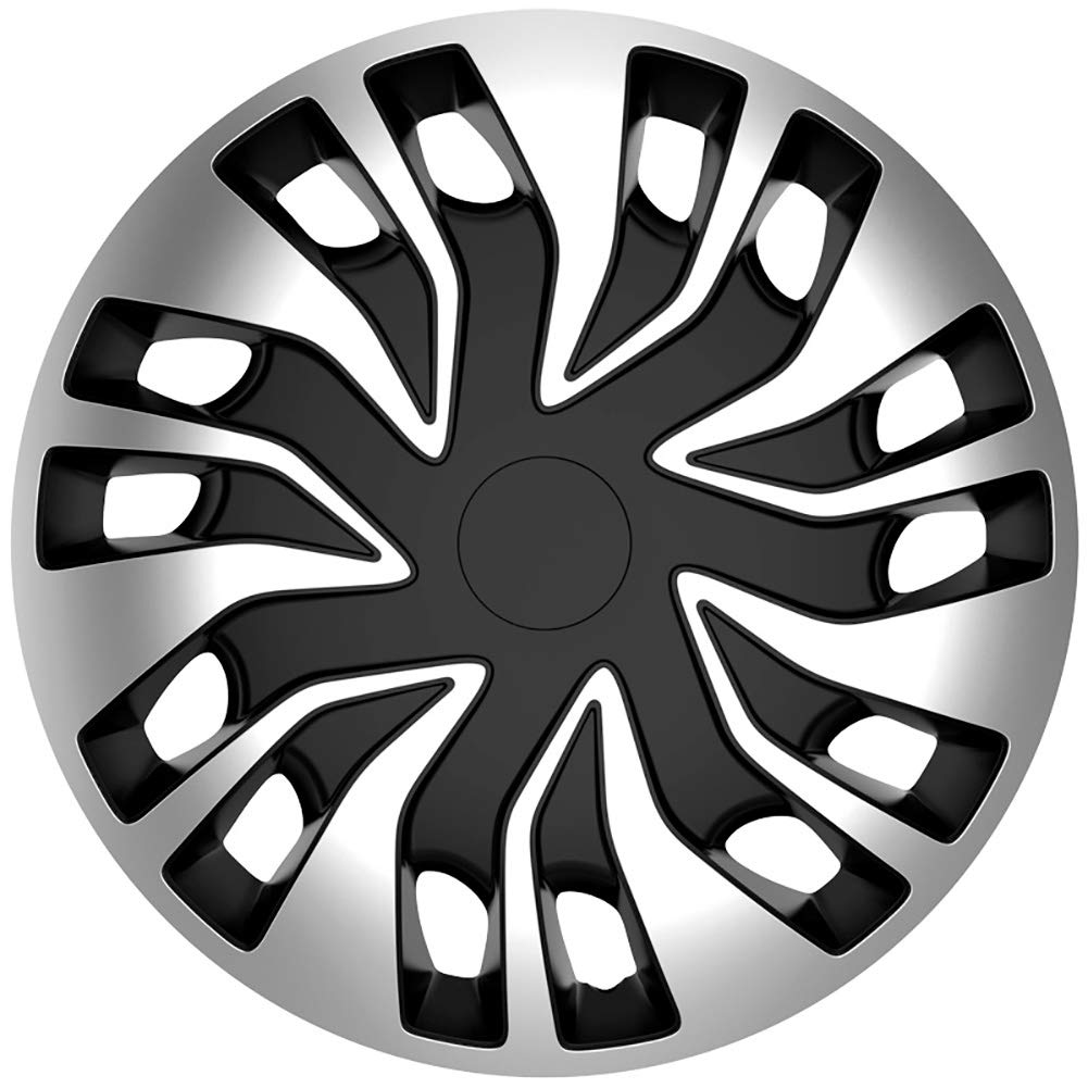 AutoStyle Set of 4 wheel covers Fast-VAN 15-inch silver/black (spherical)