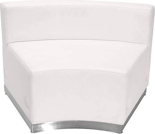 Miniatura 5 de Flash Muebles Hercules Alon Series piel Recepción Configuración, 8piezas, Tela, Negro