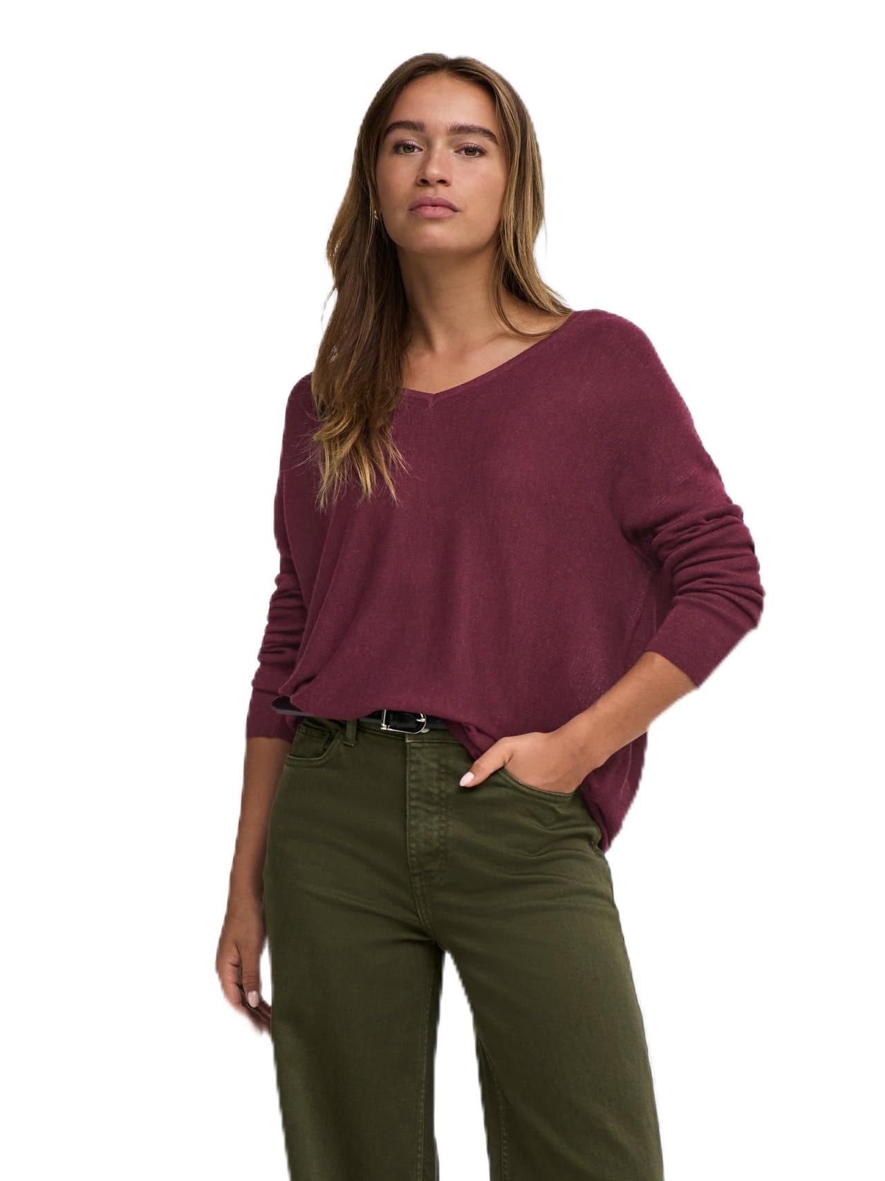 JDY Damen Jdynew Behave L/S V-Neck Pullover KNT Jdynew Behave L/S V-Neck Pullover KNT (1er Pack)