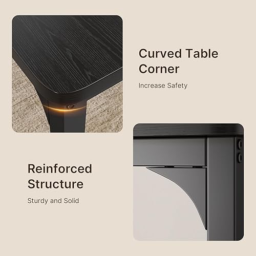 Miniatura 8 de Gizoon Juego de 6 sillas de mesa de comedor para 6, juego de 6 sillas de cocina de 7 piezas con 6 sillas tapizadas de piel sintética para comedor,