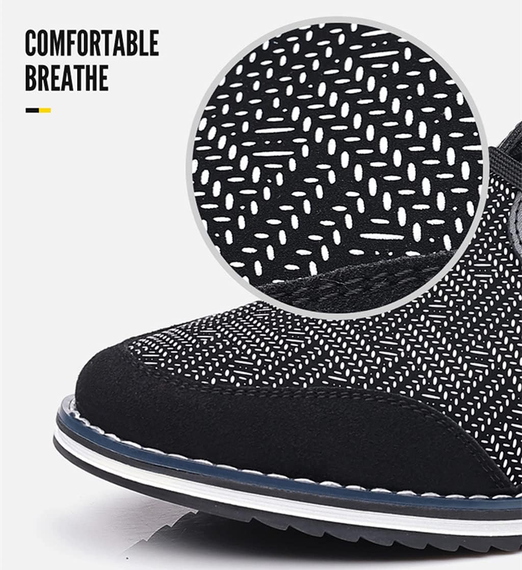 Veslesth Men Casual Shoes Sneakers Loafers Comfort Walking Shoes Fashion Driving Shoes Luxury Leather Shoes for Male Business Work Office Dress Outdoor - Image 3